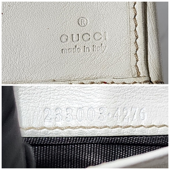 Gucci Shima Long Leather And Canvas Beige/Off-White - Picture 4 of 16
